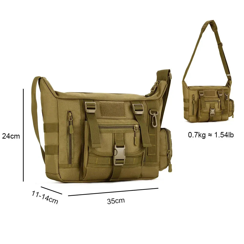 Ethan | Heren Tactische Crossbody Messenger Reis Tas
