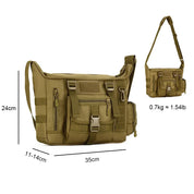 Ethan | Heren Tactische Crossbody Messenger Reis Tas
