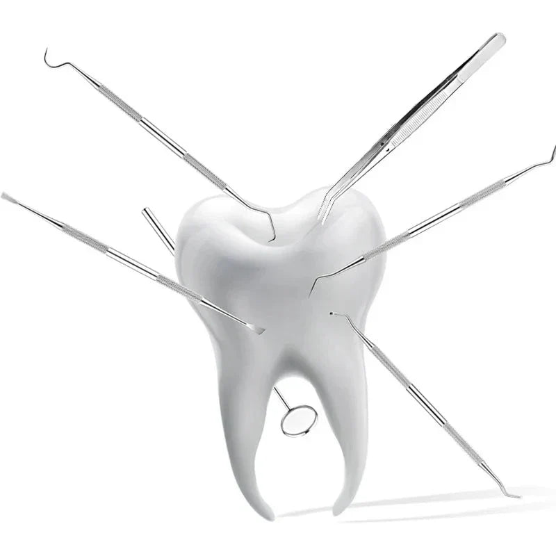 Dentaclean - Dental Explorer en Schaber gemaakt van roestvrij staal-2