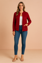 Hannah | Moderne blouse met rits 2