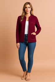 Hannah | Moderne blouse met rits 3