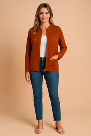 Hannah | Moderne blouse met rits 5