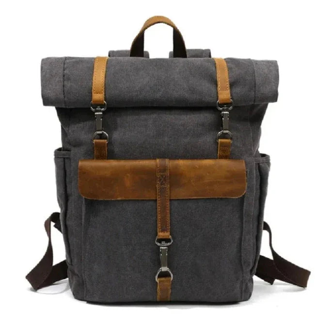 Benjamin | Grote Canvas Laptop Reistas Rugzak