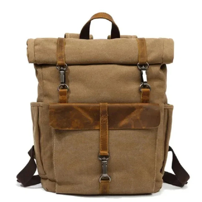 Benjamin | Grote Canvas Laptop Reistas Rugzak