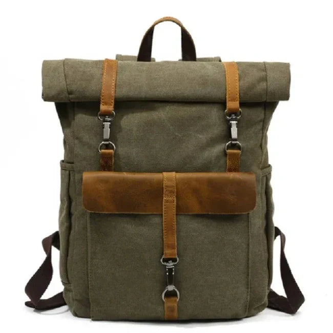 Benjamin | Grote Canvas Laptop Reistas Rugzak
