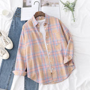Steffy | Casual Geruite Blouse Dames