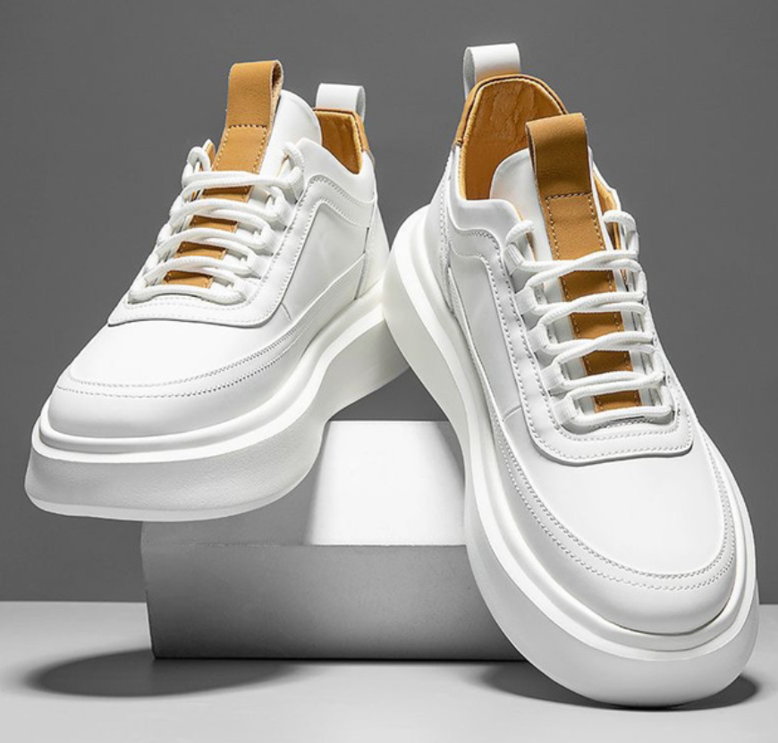 Max | Essentiële Witte Sneakers voor Heren - Stijlvol & Comfortabel