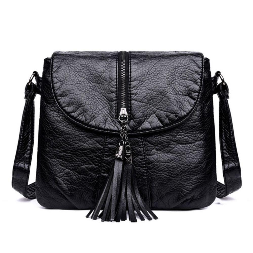 Luna | Elegante Leren Schoudertas