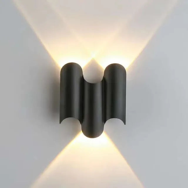 Vegas Vibe Lamp | Moderne Golfpatroon Wandlamp