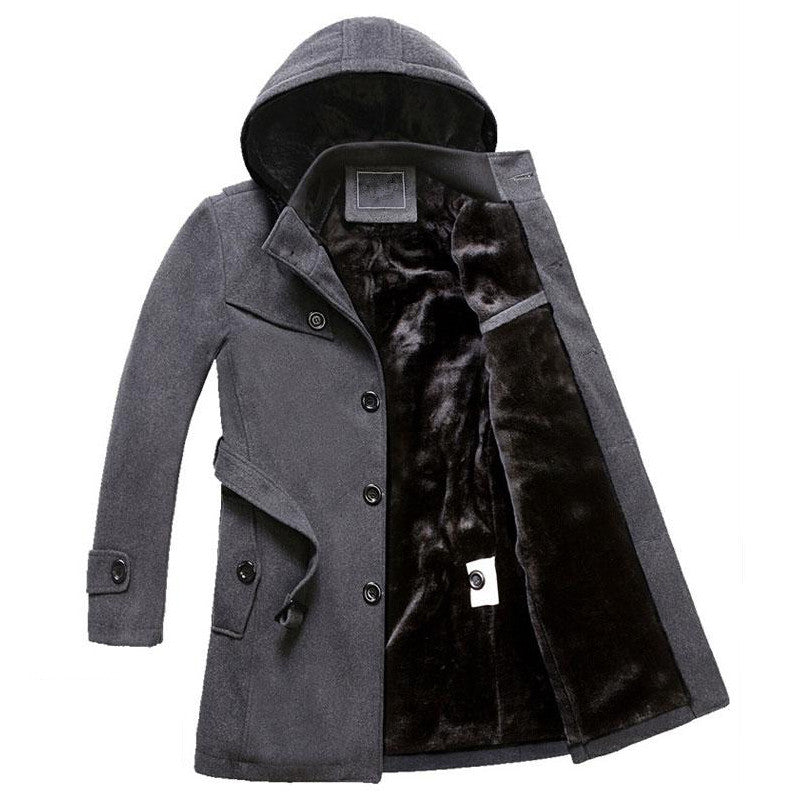 Maximus | Moderne Lentejas met Capuchon en Stijlvolle Knoopdetails