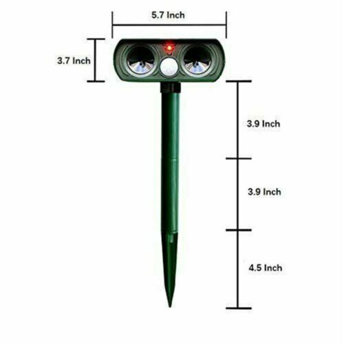 Infrarood op zonne-energie werkende ongedierteverjager (1 verjager) 5