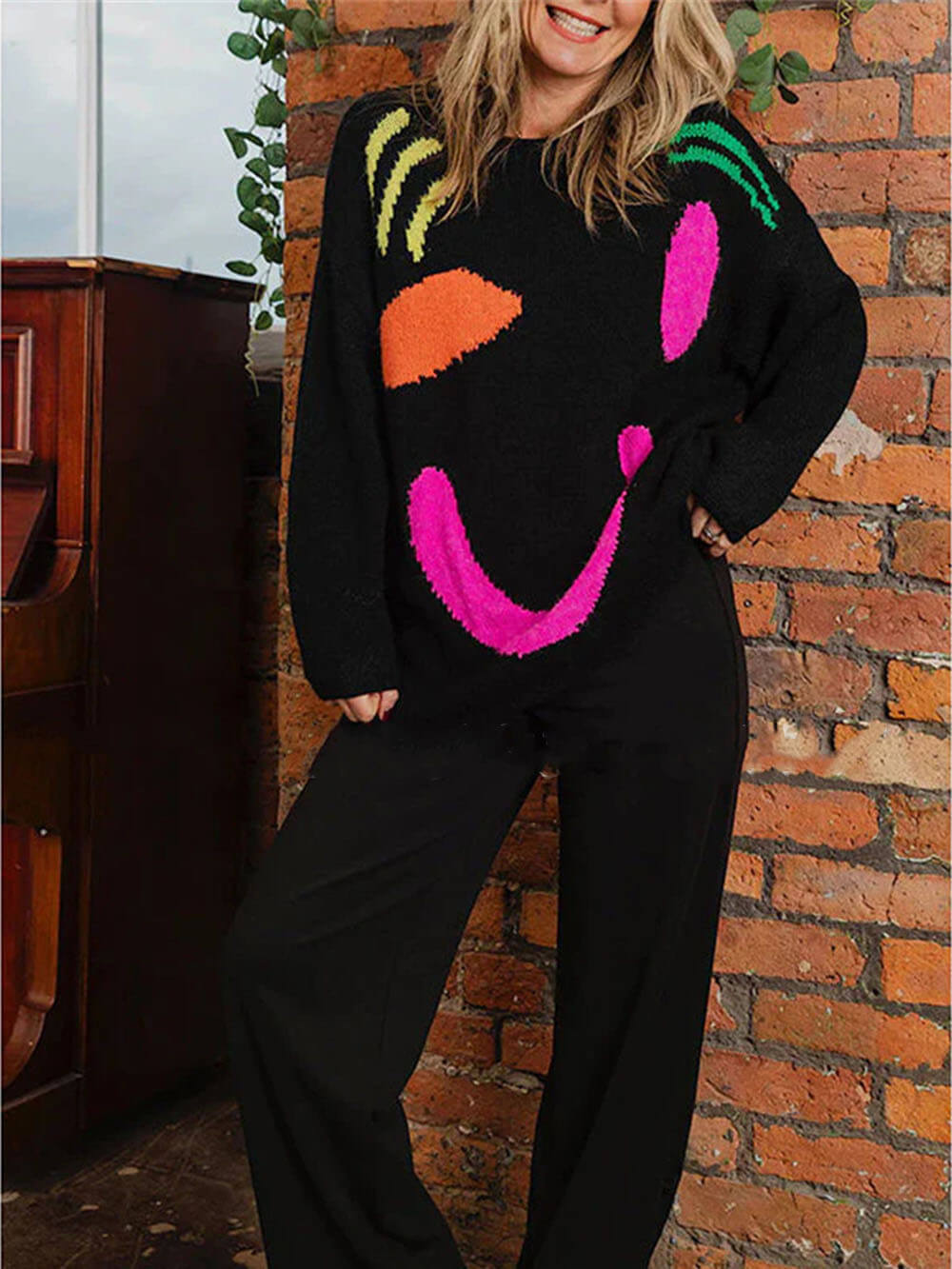 Isabela | Oversized gebreide trui voor dames | Warm 2