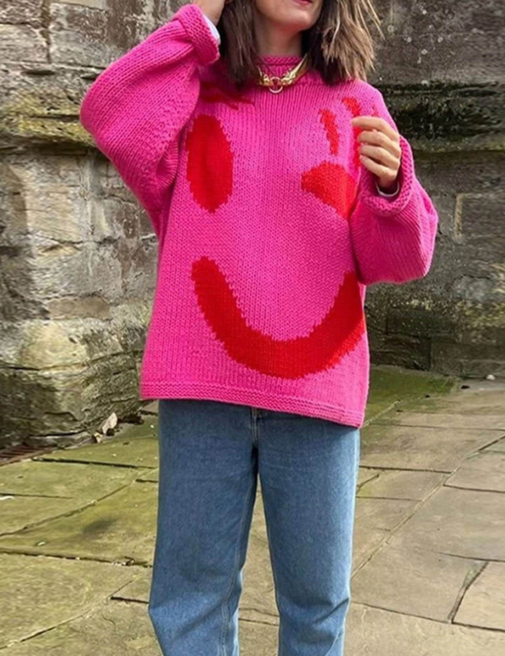 Isabela | Oversized gebreide trui voor dames | Warm 4