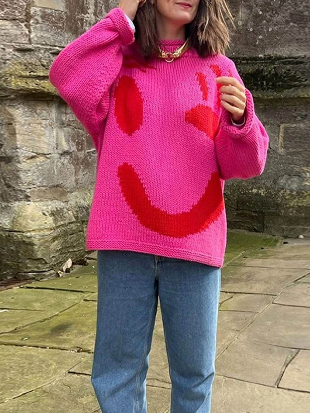 Isabela | Oversized gebreide trui voor dames | Warm 4