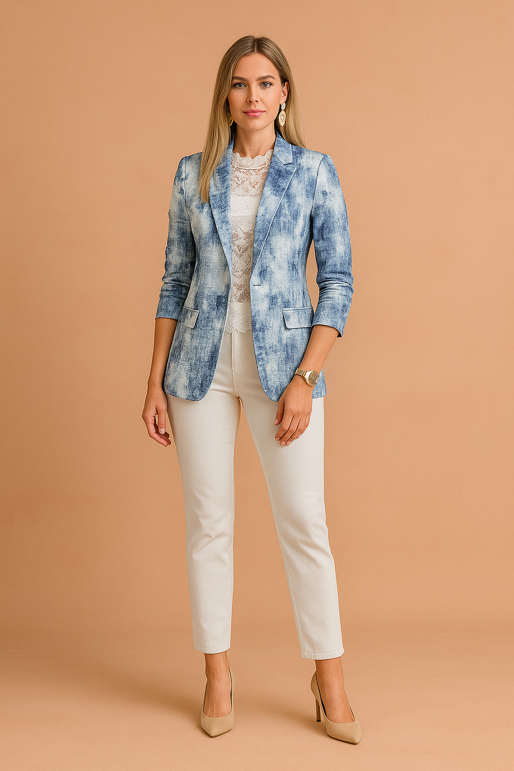 Jovie | Elegante damesjas met sjaalkraag 3
