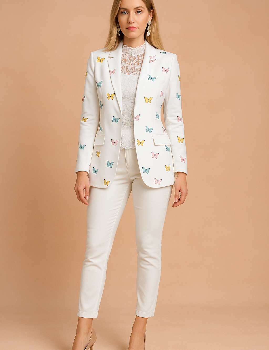 Jovie | Elegante damesjas met sjaalkraag 4