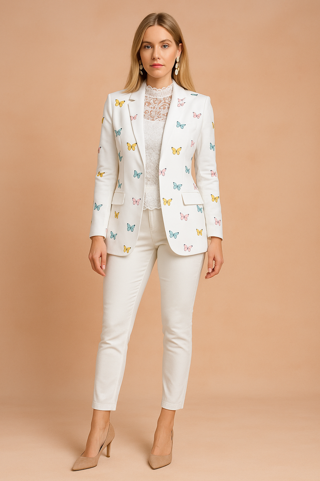 Jovie | Elegante damesjas met sjaalkraag 4