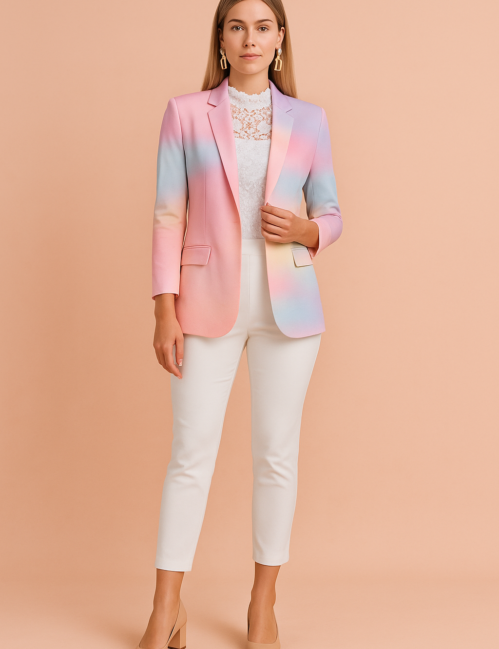 Jovie | Elegante damesjas met sjaalkraag 5