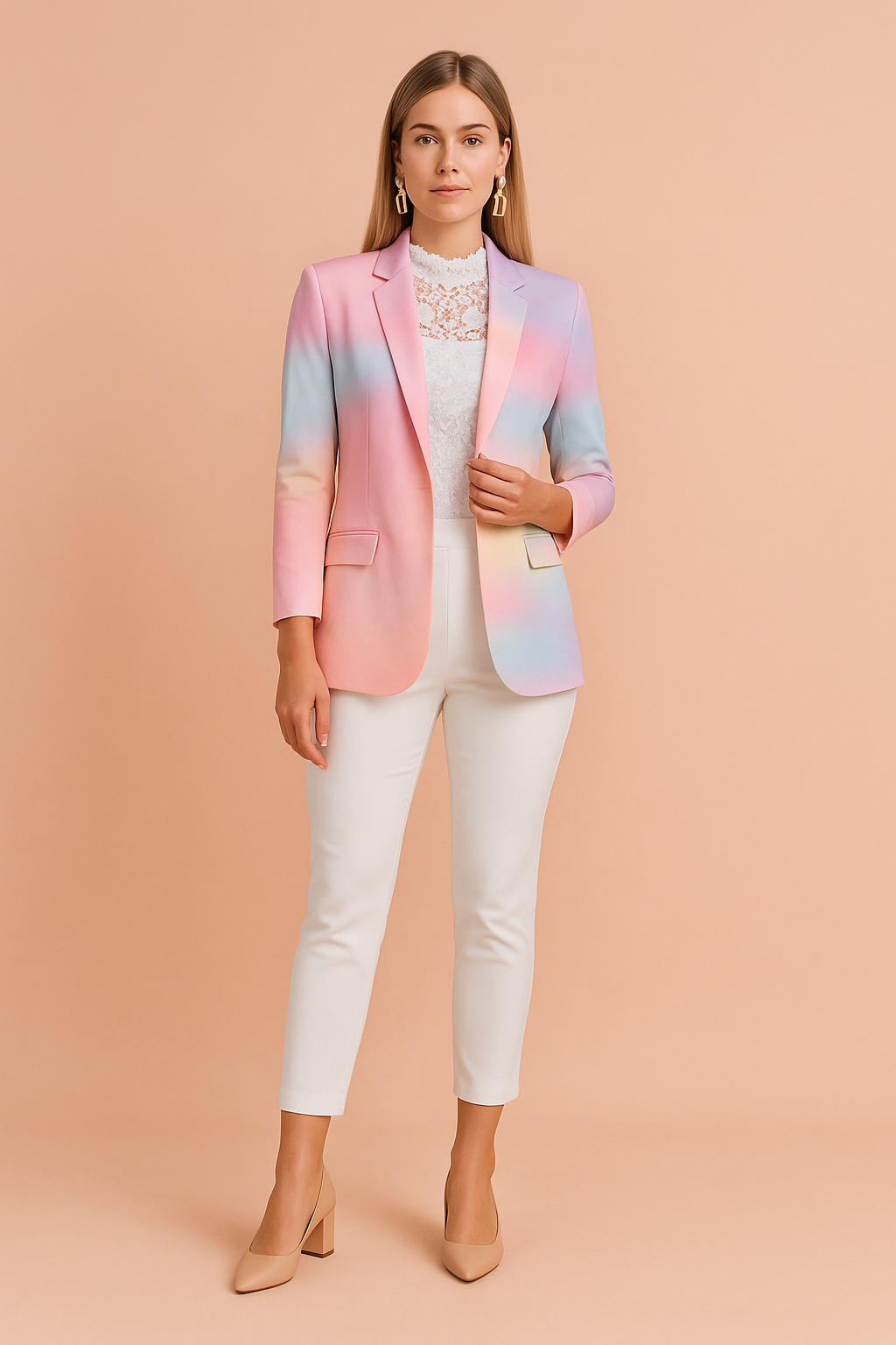 Jovie | Elegante damesjas met sjaalkraag 5