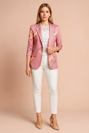 Jovie | Elegante damesjas met sjaalkraag 6