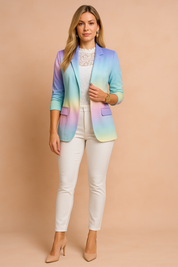 Jovie | Elegante damesjas met sjaalkraag 8