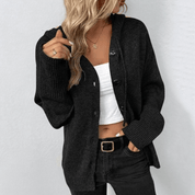 Julie | Gebreid warm damesvest | Knoopsluiting 5
