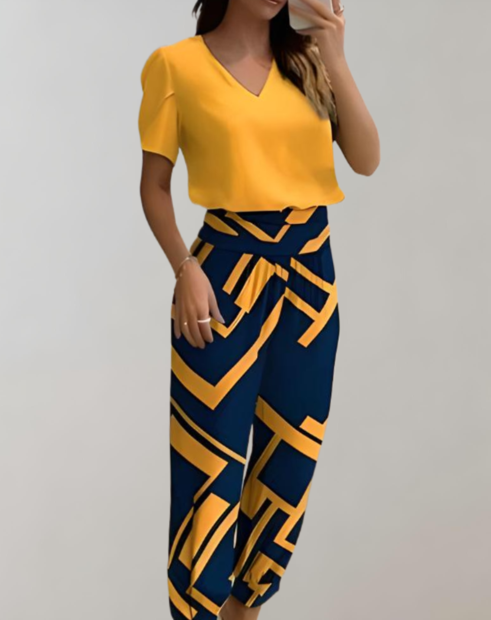 Alina - Stijlvolle Driedelige Vrouwen Set voor de Perfecte Look