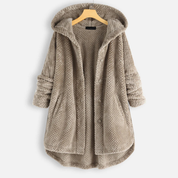 Knoopjack met capuchon voor dames | Warm 2
