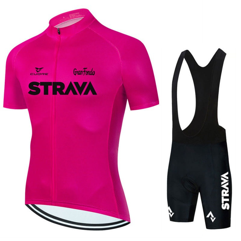 Kobe | Heren fietskledingset met shirt en bibshort 6