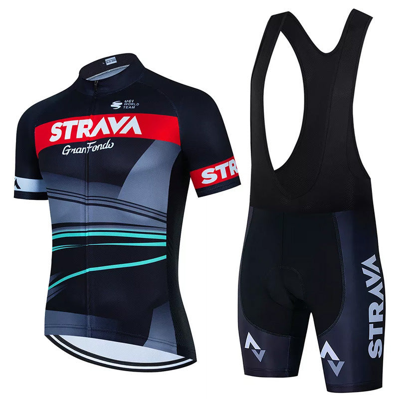Kobe | Heren fietskledingset met shirt en bibshort 7