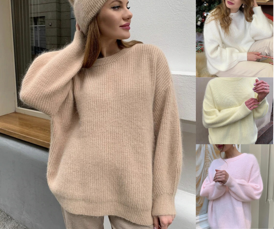 Mary | Warme Comfortabele Dames Sweater
