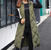 Lang vest met capuchon voor dames | Winter 1