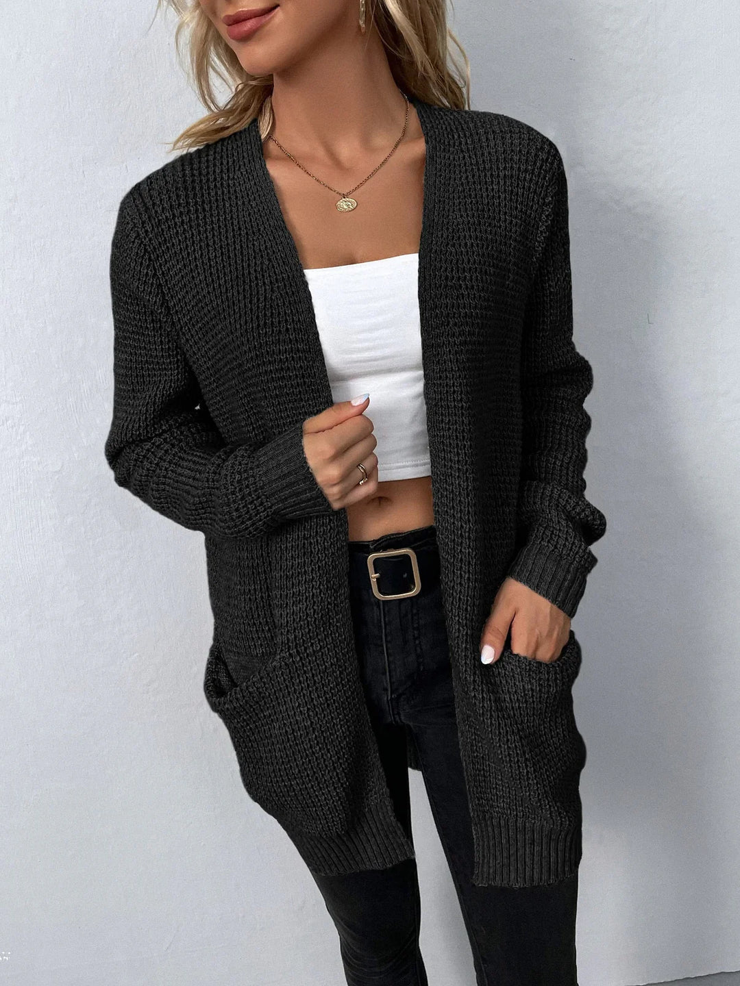 Lange mouwen vest voor dames | Klassiek 0