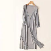 Lichtgewicht lang vest voor dames | Open voorkant 5