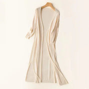 Lichtgewicht lang vest voor dames | Open voorkant 9