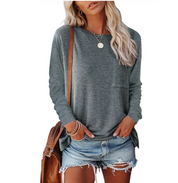 Losvallende sweater voor dames | Ronde hals 1