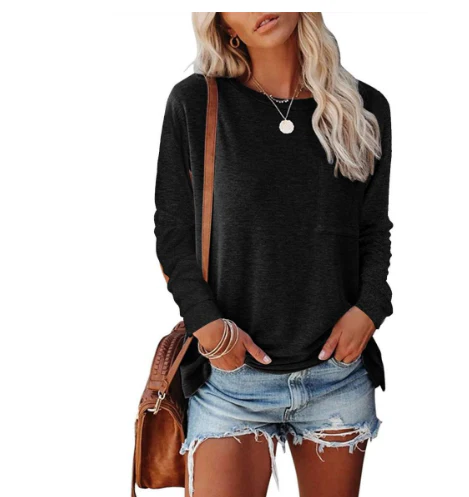 Losvallende sweater voor dames | Ronde hals 3