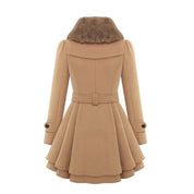 Luxueuze jas met bontrand - Lovista
