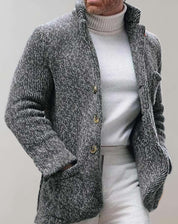Ethan | Stijlvolle Herensweater met Knopenbreisel