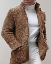 Ethan | Stijlvolle Herensweater met Knopenbreisel