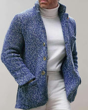 Ethan | Stijlvolle Herensweater met Knopenbreisel