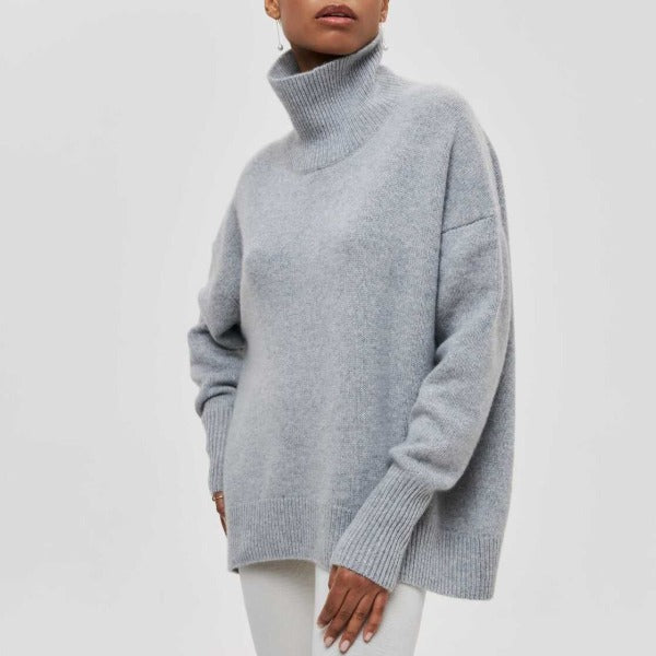 Madilyn | Dames Casual Turtleneck Trui | Lang 5