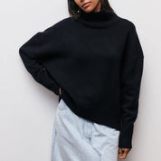 Madilyn | Dames Casual Turtleneck Trui | Lang 6