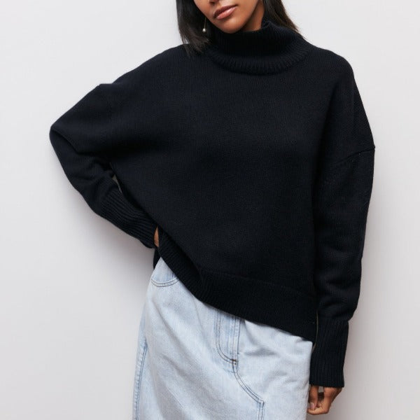 Madilyn | Dames Casual Turtleneck Trui | Lang 6