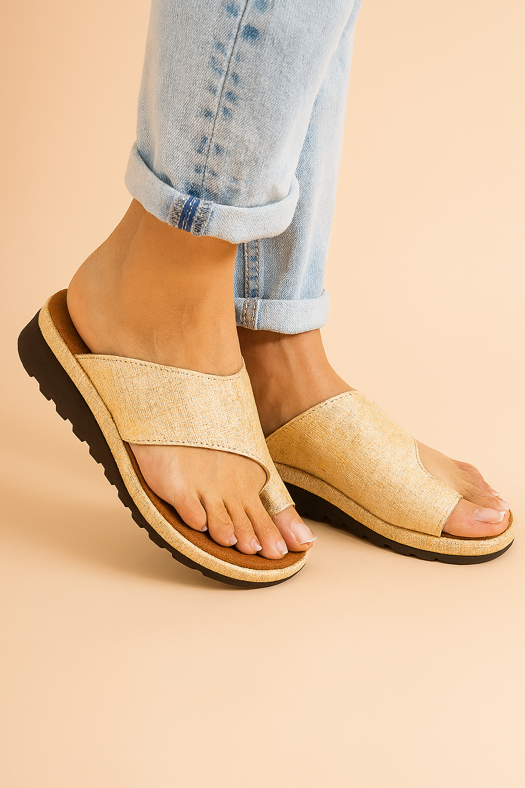 Maja | Comfortabele platform slippers 2