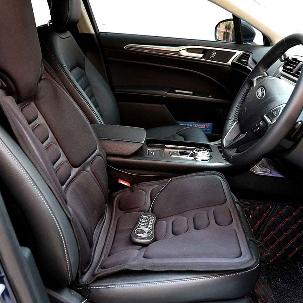 Massagestoelkussen met 8 standen en verwarmd nekkussen voor in de auto en thuis 3