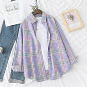 Steffy | Casual Geruite Blouse Dames