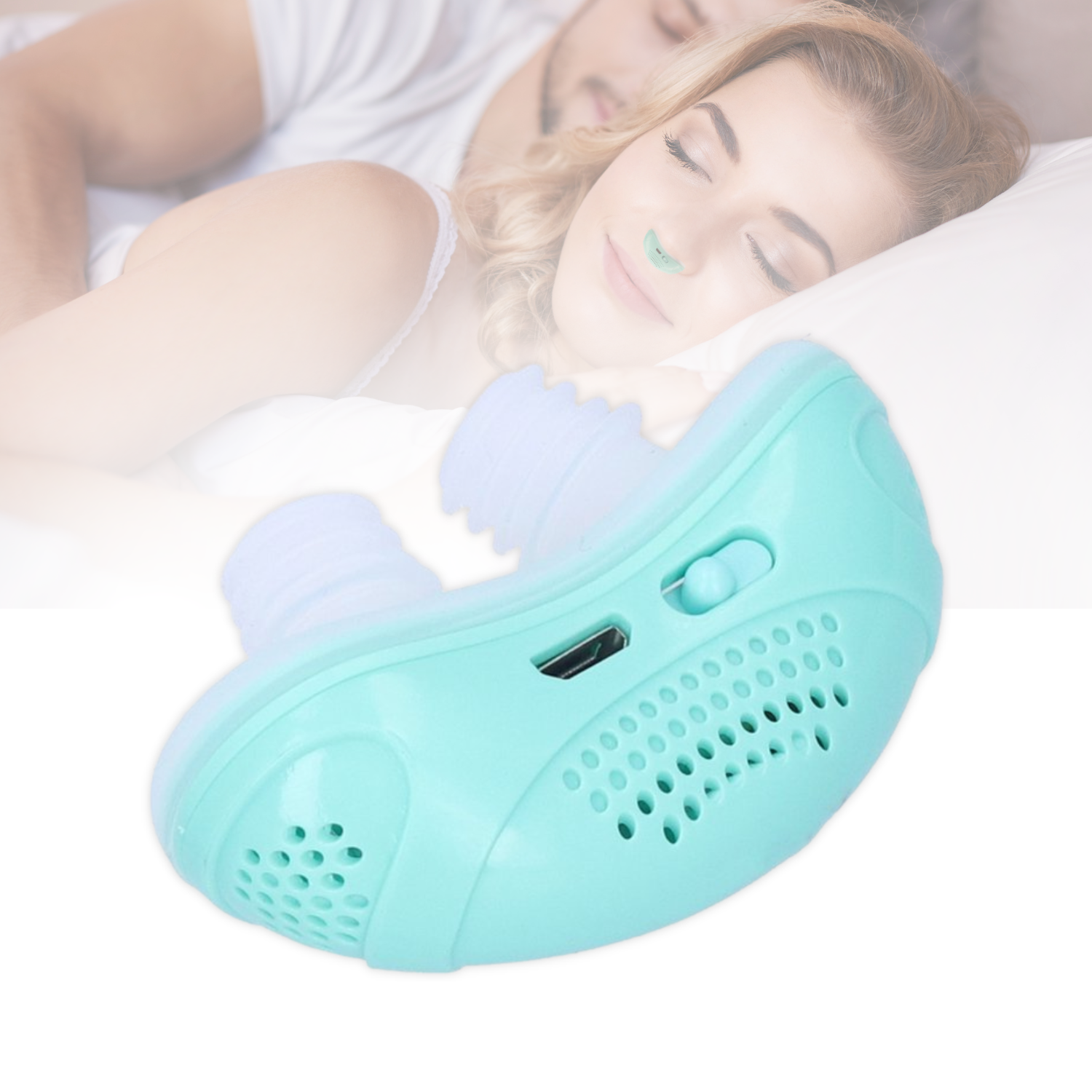 Micro CPAP-apparaat voor slaapapneu voor reizen en tegen snurken - alternatief voor CPAP-apparaten 0