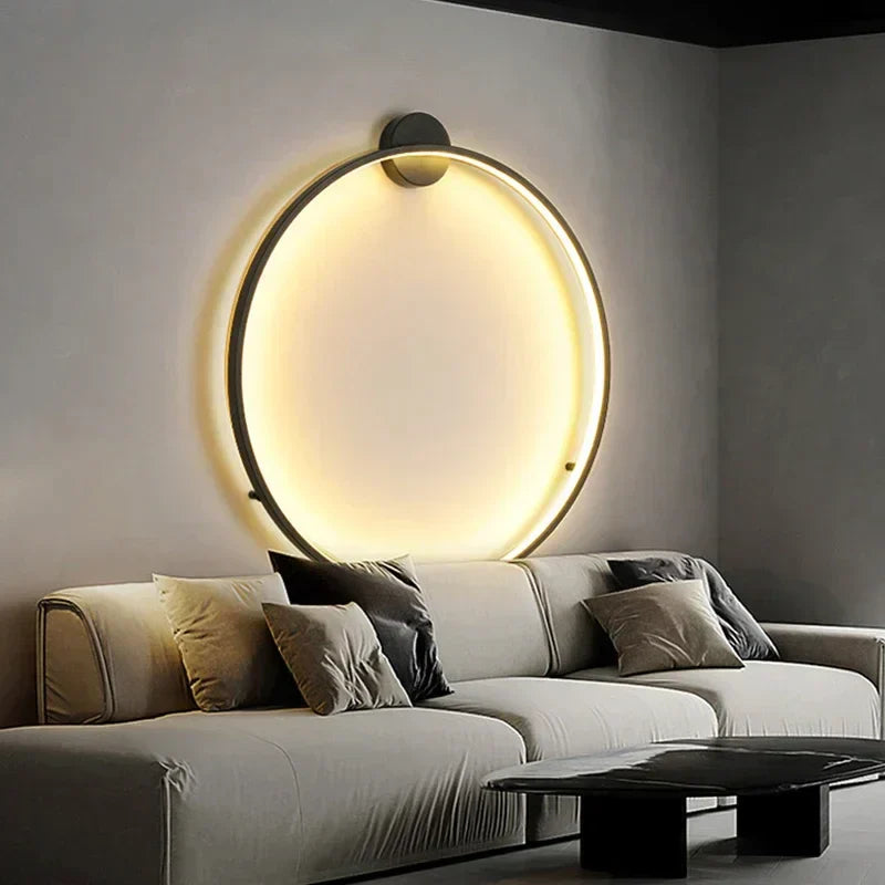 LuxeGlow | Strakke en Moderne Circulaire Verlichting voor Hedendaagse Ruimtes