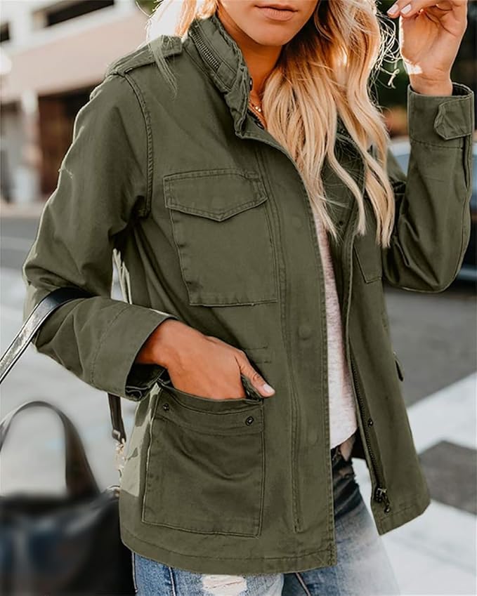 Modern chique jasje voor dames | Ritssluiting 1